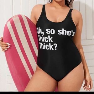 New graphic swimsuit